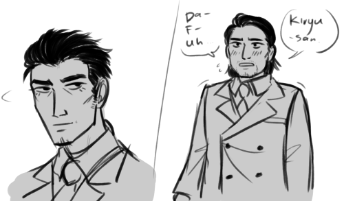 awsmstevie: Y7 SPOILERS!!!! who am i if i dont draw shitty self-indulgent kiryu & daigo stuff lo