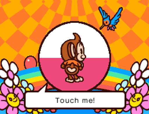 From The Title Screen OfSuper Monkey Ball: Touch & Roll On The Nintendo DS.