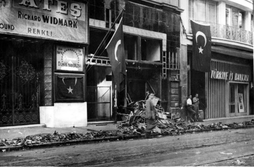 aegean-okra:Istanbul Pogrom (6–7 September 1955)The Istanbul pogrom was a government-instigated seri