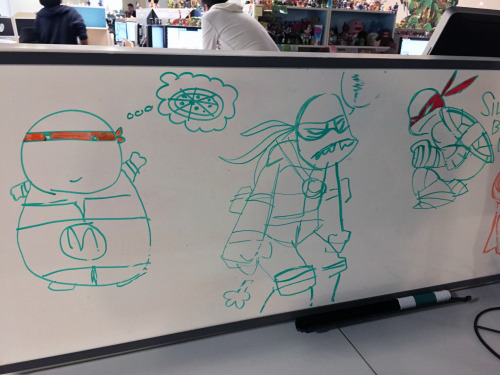 nickanimationstudio:tmnt:I’m beginning to think there’s a theme to the way we decora
