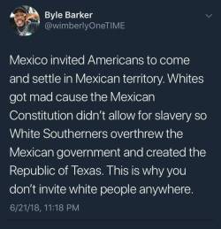 westafricanbaby:  black-diaspora:  kingseffect:  black-diaspora:  Can yall stop fucking painting Mexican Spanish imperialism as some better alternative to anglo imperialism. Under Spaniard rule, Mexico  decimated the native population,stole their lands