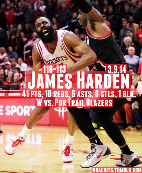 nbaedits:  James Harden - 3.9.14 