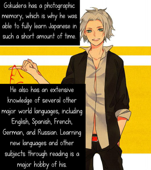 Gokudera Has A Photographic Memory, Whichis Why He Was Able To Fully Learn Japanese In Such A Short Amount