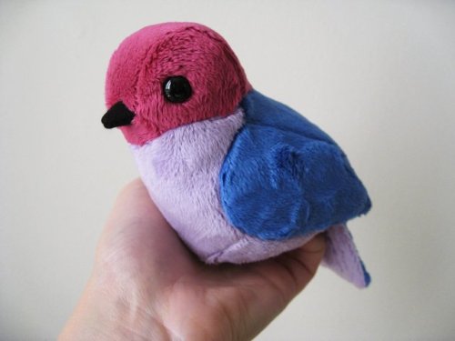 sosuperawesome: Pride Bird Plushies Yinza on Etsy See our #Etsy or #Plush tags