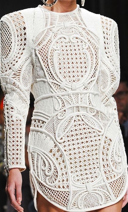 Balmain&rsquo;s couture textures