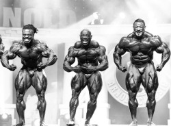 William Bonac, Dexter Jackson, Roelly Winklaar - Arnold Classic 2018.