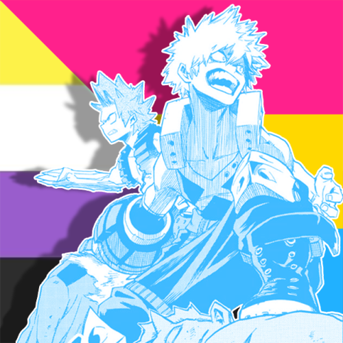 mlm-kiri: Pansexual nonbinary KiriBaku icons requested by @cielafrombbFree to use, just reblog!Reque