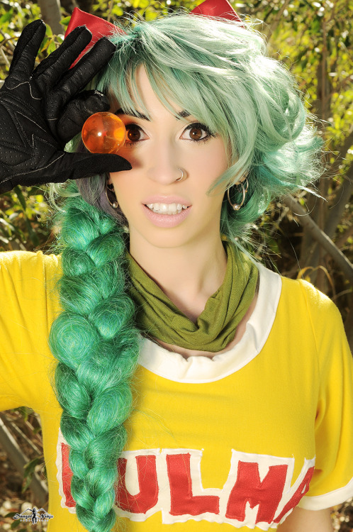 dangerninja:  Danger Ninja / Vivid Vivka / Morgan Panter hair and makeup Throwback Thursday to that time Vivka and I drove way out of LA to shoot her as Bulma from Dragon Ball Z for Cosplay Deviants. 