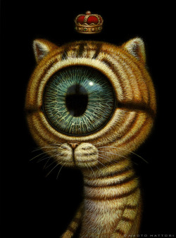 Asylum-Art:  Nothing But Perception: Paintings By Naoto Hattori “My Vision Is Like