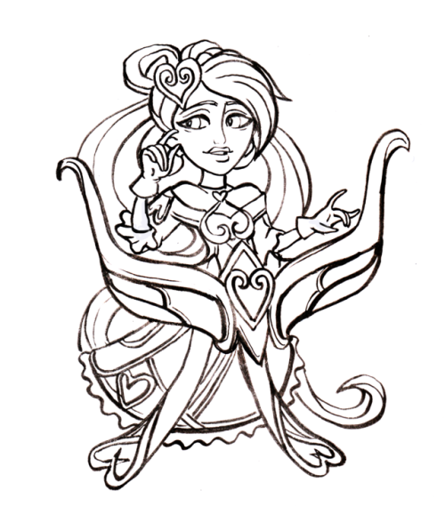 Sweetheart Sona for @alicesenpai!! Thanks for commissioning &lt;3I think I’ll accept one m