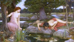 cimmerianweathers:  Echo and Narcissus, John