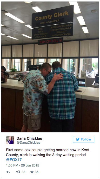 salon:  See the same-sex couples who were first in line to get their newly-legal marriage licenses