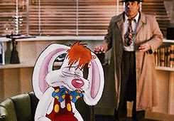 paigematthews:  My Favourite Films | Who Framed Roger Rabbit (x)  Synopsis: A toon hating detective is a cartoon rabbit’s only hope to prove his innocence when he is accused of murder.  