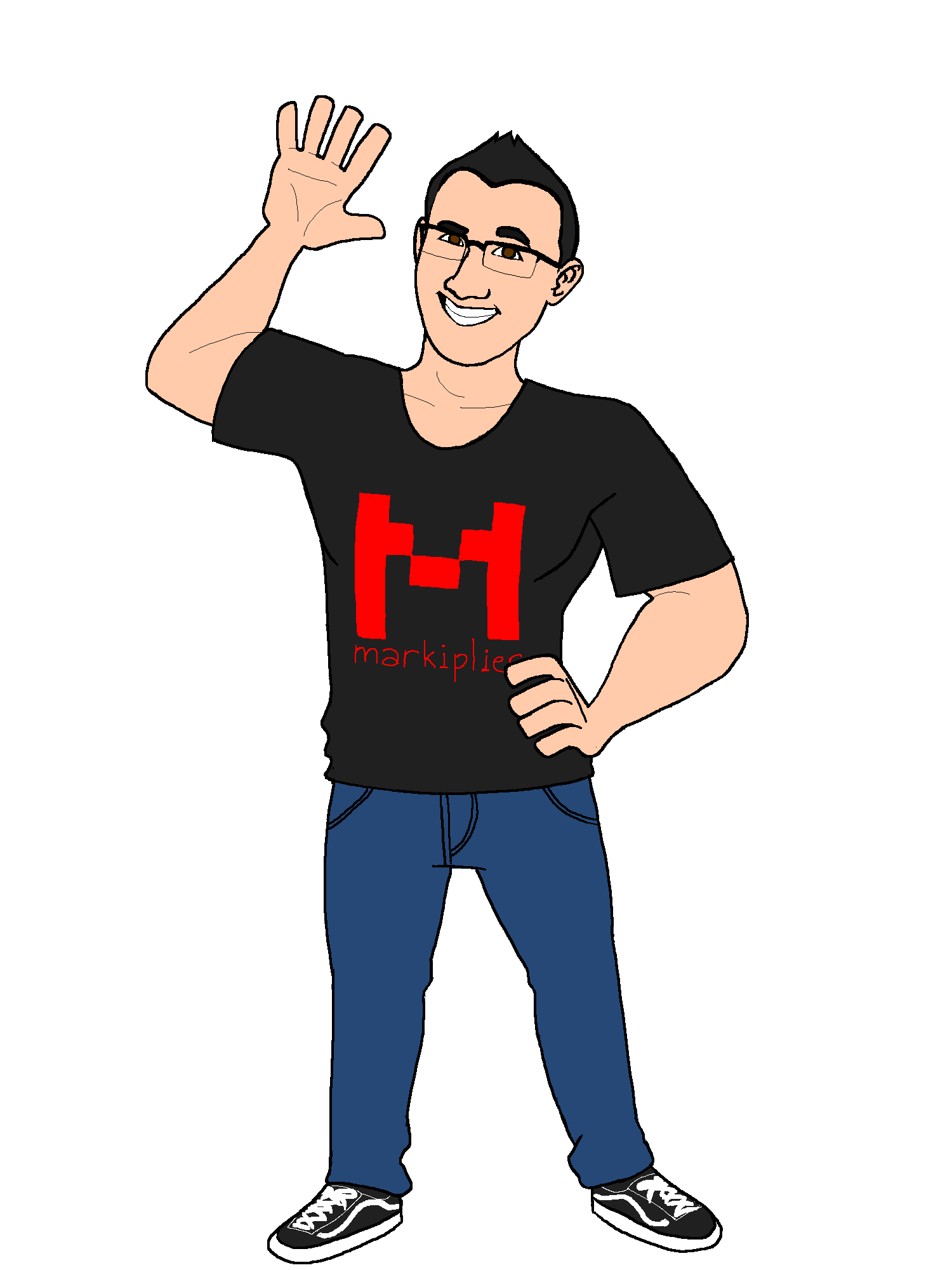 ecstaticoblivion:  super stylized and cartoony montage of some of mark’s outfits,