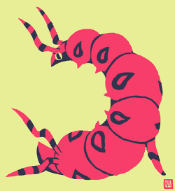 greg-wright:  Day 1 Favorite Bug Type - Scolipede maybe if i stick to fun little sketches like this i can get through the whole month and finish the challenge.  