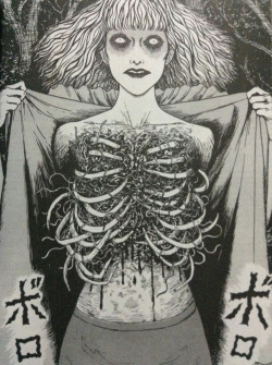 slobbering:  Junji Ito 