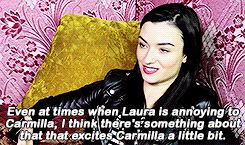 natashaelise:What attracts Laura to Carmilla? x What attracts Carmilla to Laura?