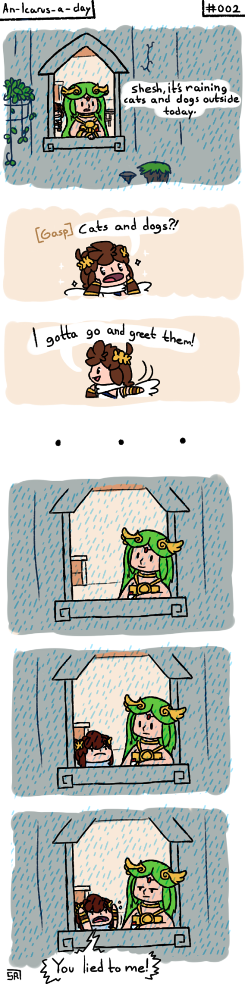 an-icarus-a-day:  Tbh tho the term “It’s raining cats and dogs” just doesn’t