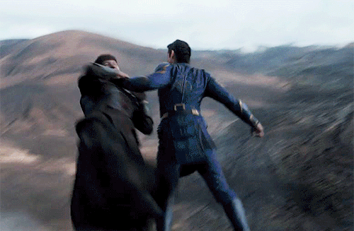 Lauren Ridloff And Barry Keoghan As Makkari AndDruigETERNALS (2021)