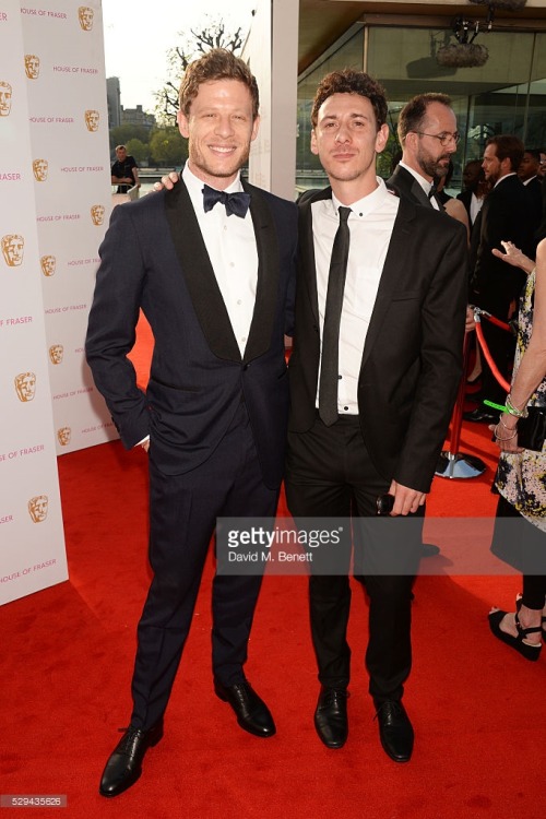 britannicatv: James Norton (L) and Al Weaver attend the House Of Fraser British Academy Television 