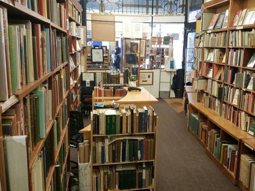 cair–paravel:Ulysses Rare Books, Dublin. It is focussed primarily on Irish authors, and the shop awning is the exact same shade of blue that James Joyce demanded for the cover of Ulysses (matching the blue of the Greek flag).