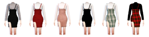 k-sims-7: [ksims7]LouDaTui_Dress 這名字很高大上有木有 XDD ◆ 6 swatches ◆ Female Do not re-upload Do not re-edi