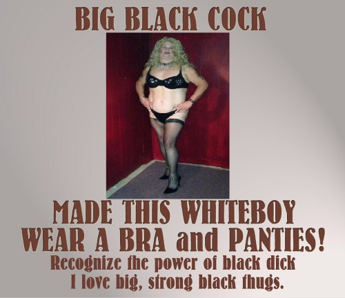 Porn White sissy faggot for Superior Black Men photos