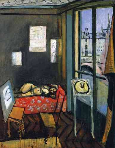 artist-matisse: Studio, Quay of Saint-Michel, 1916, Henri MatisseMedium: oil,canvaswww.wikia