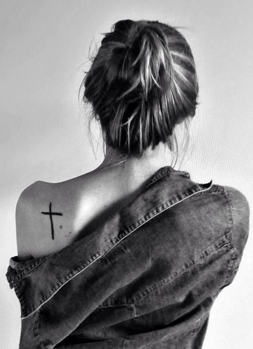 tumblr tattoos cross - Google Search on We Heart It http://weheartit.com/entry/79063926/via/savannah_tina