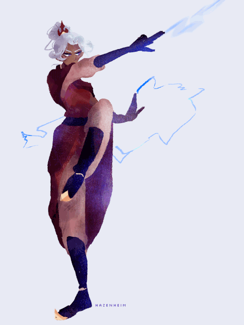 hazenheim: *thinks which atla character Allura could be* on one hand, logically, space princess as the moon spirit, on the other, lightning bender Allura. 