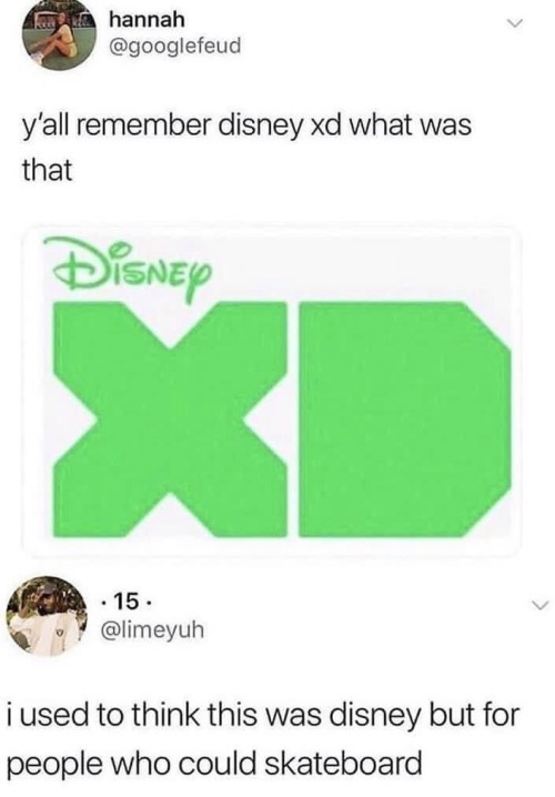 Y'all remember disney xd what was that i used to think this was disney but  for people who could skateboard - iFunny