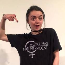 popgonemetal:    Maisie Williams already