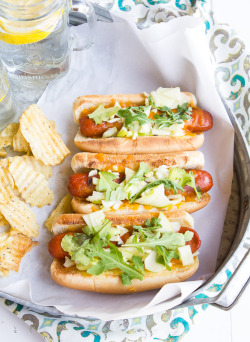 do-not-touch-my-food:  Apple, Fennel and Cheese Hot Dogs 