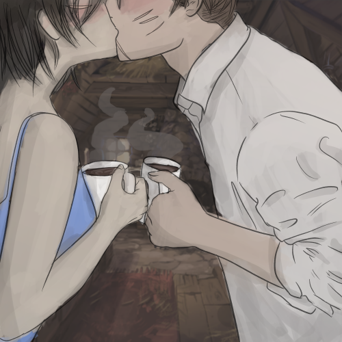 Made Some Quick Art For My Latest One-shot, The Perfect Brew :) Will Prob Use It As Cover Art Too!