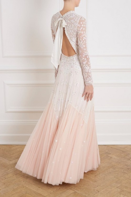 katiemarieweddings:Needle &amp; Thread Bridal Collection - Pearl Rose Gown