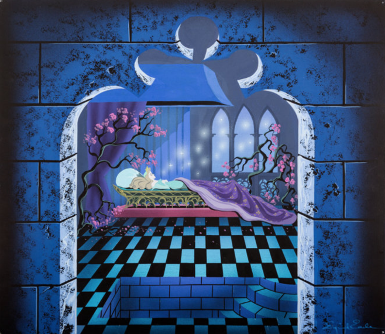 Scurviesdisneyblog Sleeping Beauty Concept Art By Eyvind Earle Tumblr