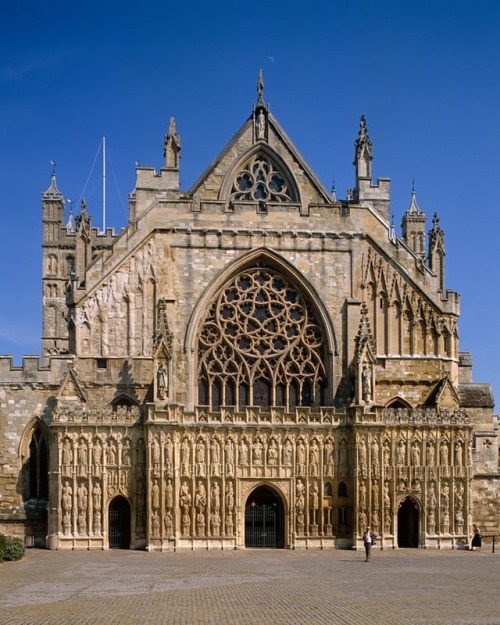 Exeter Cathedral (Devon, England).