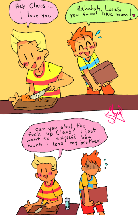 basofy:my headcanon is that lucas became salty mouth after having to deal with porky