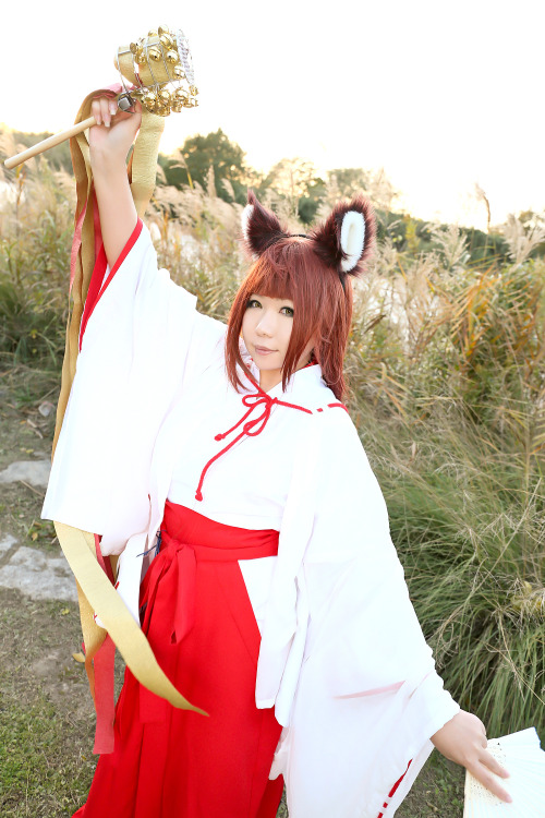 Cute Cosplay GIrl Higurashi Rin (Kitsune-Chan 3) 1-13