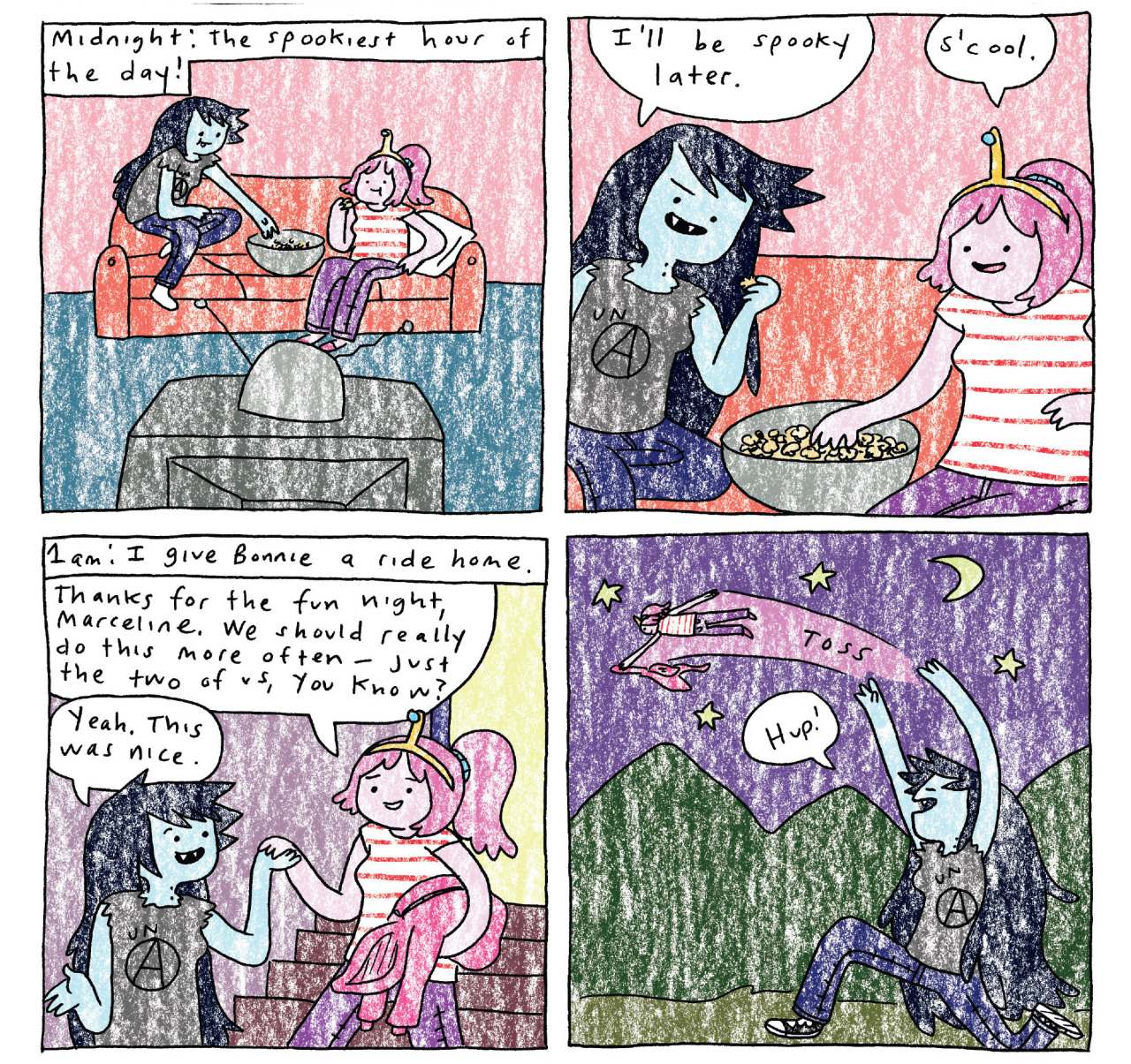 eljackinton:  jynx:  Marceline and PB have a date in Adventure Time #30, so if you