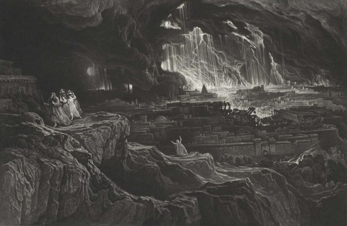 The Destruction of Sodom and Gomorrah (1832 - Mezzotint) - John Martin
