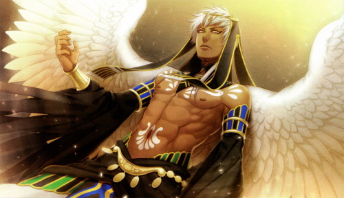vixxhongbin:  Egyptian Gods - Anubis & Thoth