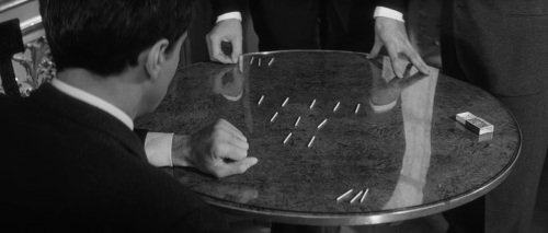 Last Year at Marienbad (a.k.a. L'annèe dernière à Marienbad) (Alain Resnais, 1961): hands