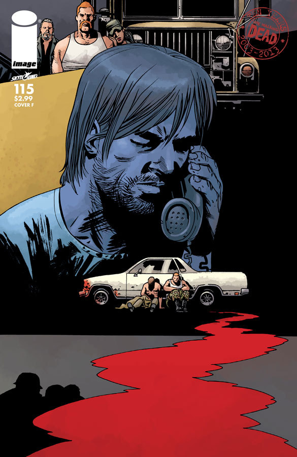 xombiedirge:  The Walking Dead #115 Variant Covers by Charlie Adlard You can also