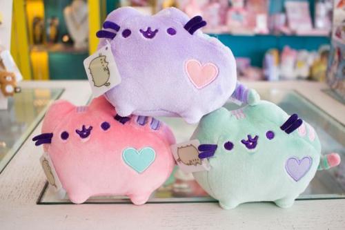 Pusheen with pastel fur is so cute!These are available online at JapanLA.com and in store. ✨