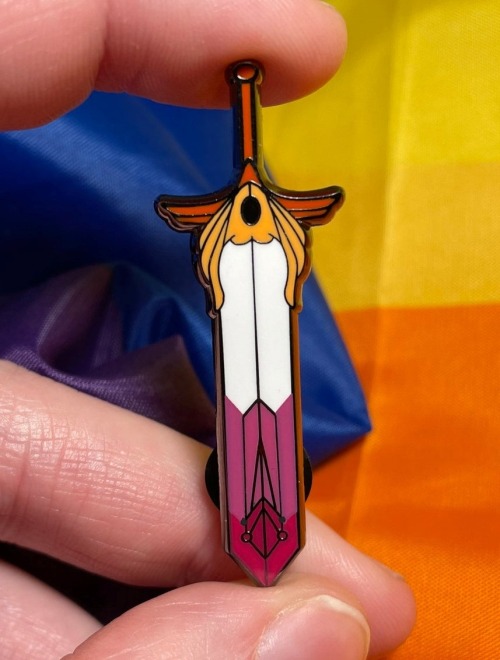 sosuperawesome:Pride She-Ra Pins, Stickers and Resin SwordsTatianas Art Shop on Etsy