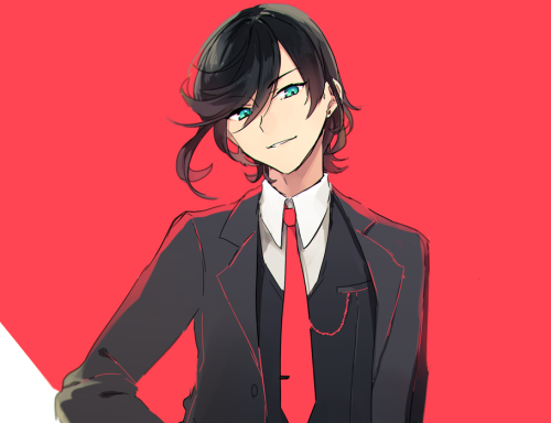 a4papert:   想畫現パロ的model時期兼さん 不知道為什麼有點host味…….畫力……( ；∀；) 第二張短髮特寫　髪