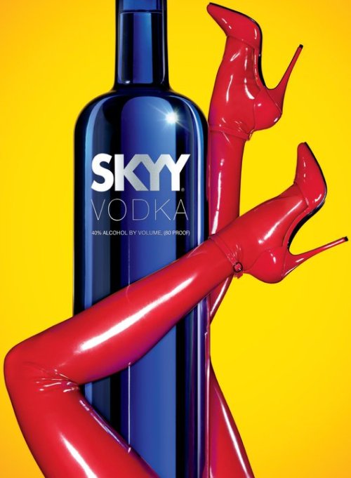 latex-stockings-in-fashion:2010 Ad campaign SKY WodkaClever&hellip; you almost had me Skyy, not this