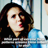 rubiesjanes: Elena Gilbert in season six: 6.19 “Because” ↳ “What do you want me to say, Damon? You want me to say that I’m never gonna be 100% ok with being a vampire for the rest of eternity? Fine, but I’m ok with that. Because then that