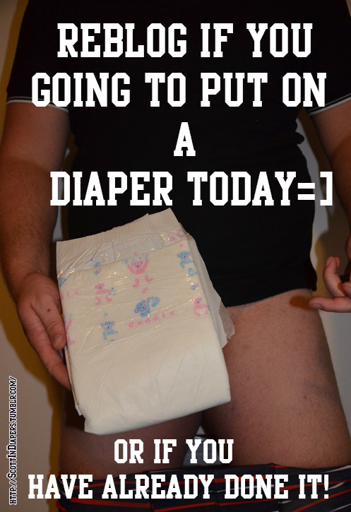 sy-zeline:  scottindiapers:  reblog…  Yess me too  Sure, why not? I just noticed that my urologist has a note in my record, “pt is a ‘recreational diaper wearer.’”